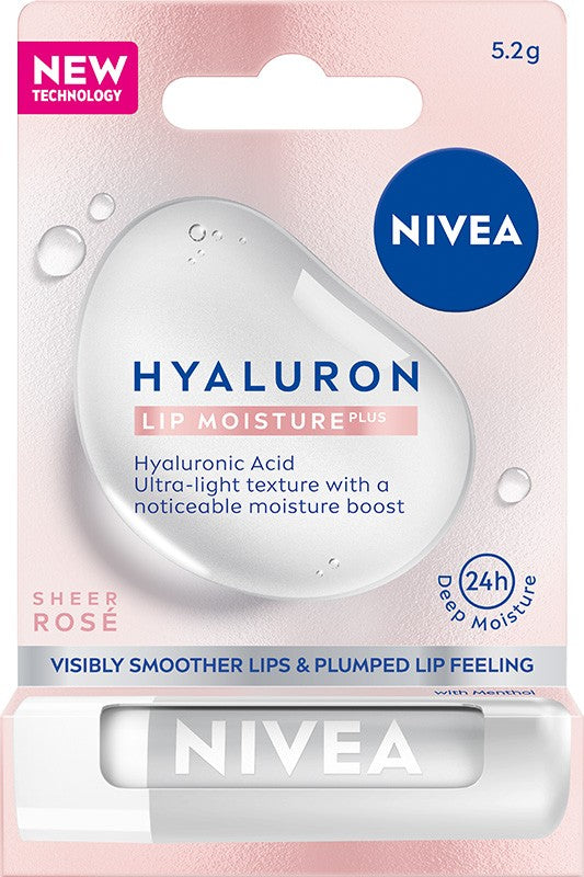 NIVEA lip balm Hyal. Sheer Rose | Vaistine1.lt | WestPharmacy.eu