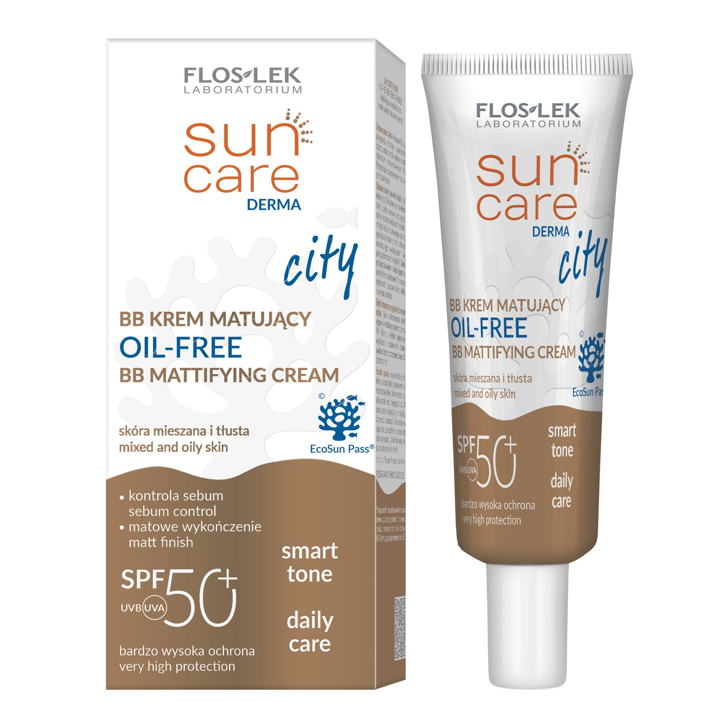 FLOS SUN CARE DERMA Mattifying BB Cream SPF50+ | Vaistine1.lt | WestPharmacy.eu