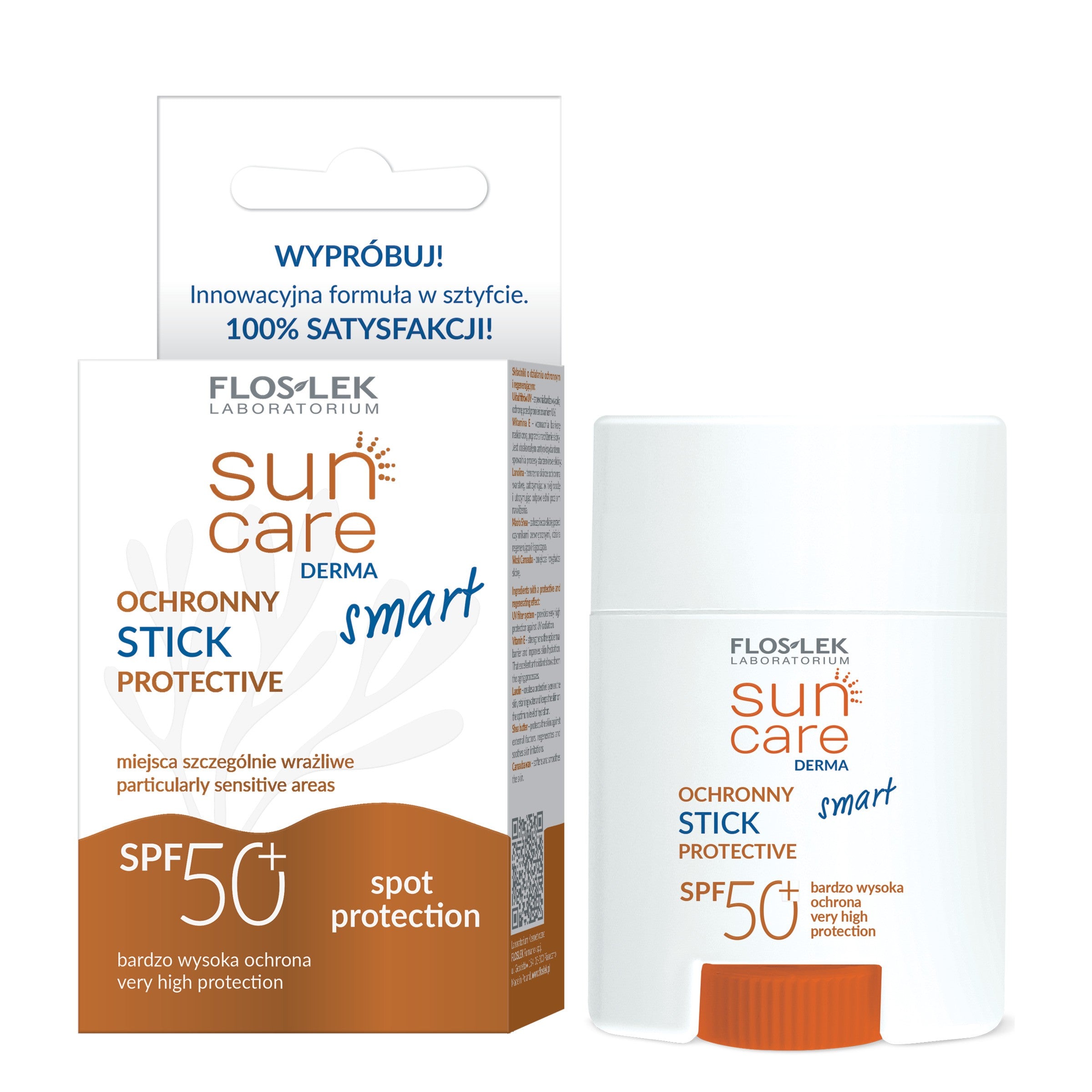 FLOS SUN CARE DERMA Protective stick SPF50+ | Vaistine1.lt | WestPharmacy.eu