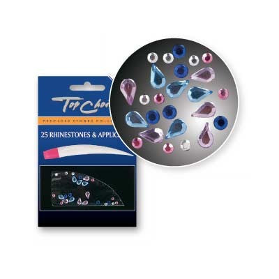 TOP CHOICE CRYSTALS FOR NAILS AND BODY 25 PCS. | Vaistine1.lt | WestPharmacy.eu