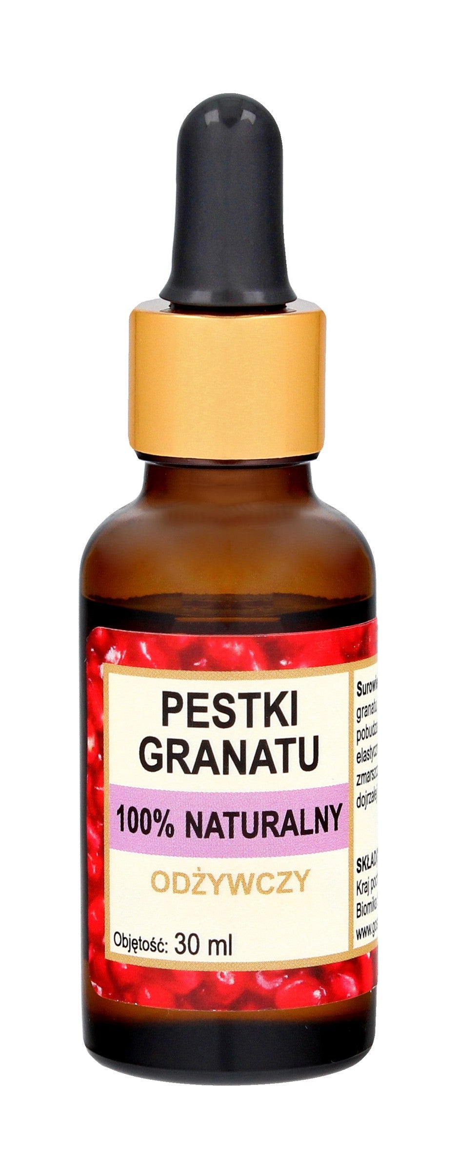 B BIOM 100% Nat. Pomegranate Seed Oil 30ml | Vaistine1.lt | WestPharmacy.eu