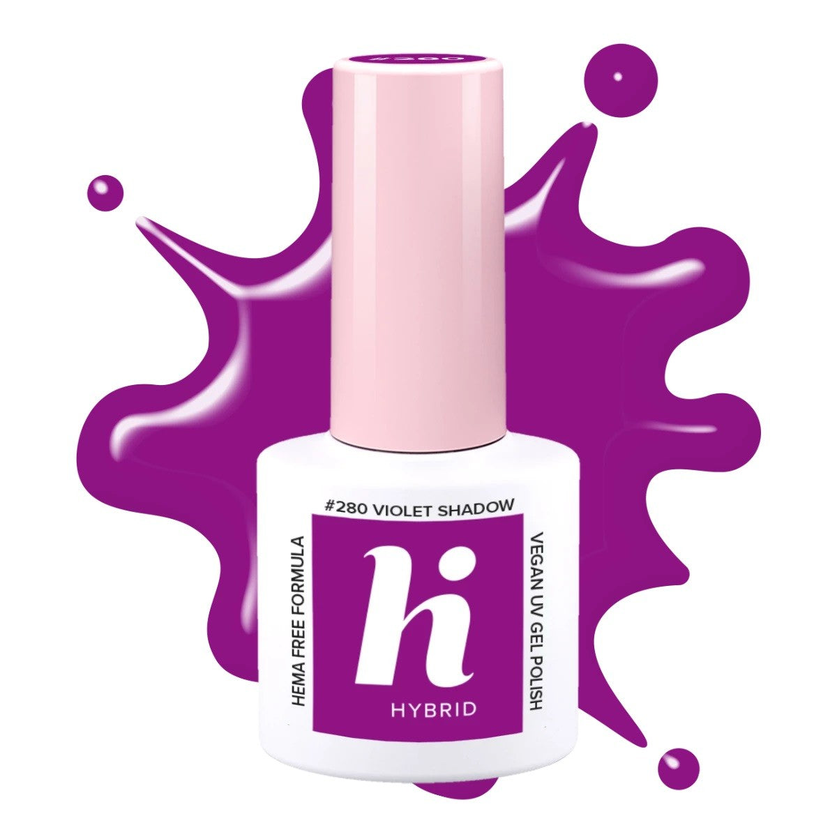 Hi Hybrid HEMA Free Hybrid Lacquer Neon #280 Violet Shadow 5ml | Vaistine1.lt | WestPharmacy.eu