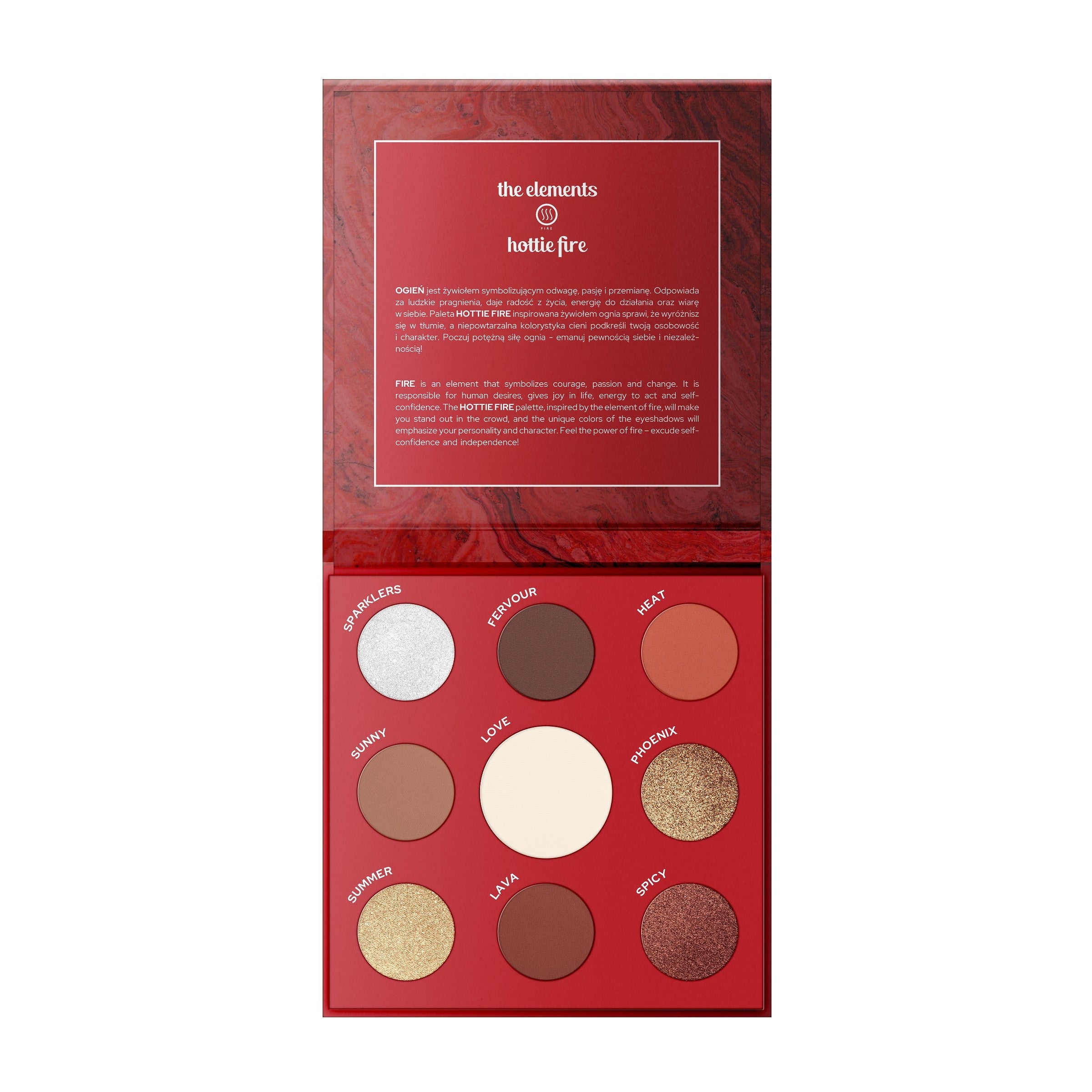 CLARESA Eyeshadow Palette (9) HOTTIE FIRE 12g | Vaistine1.lt | WestPharmacy.eu
