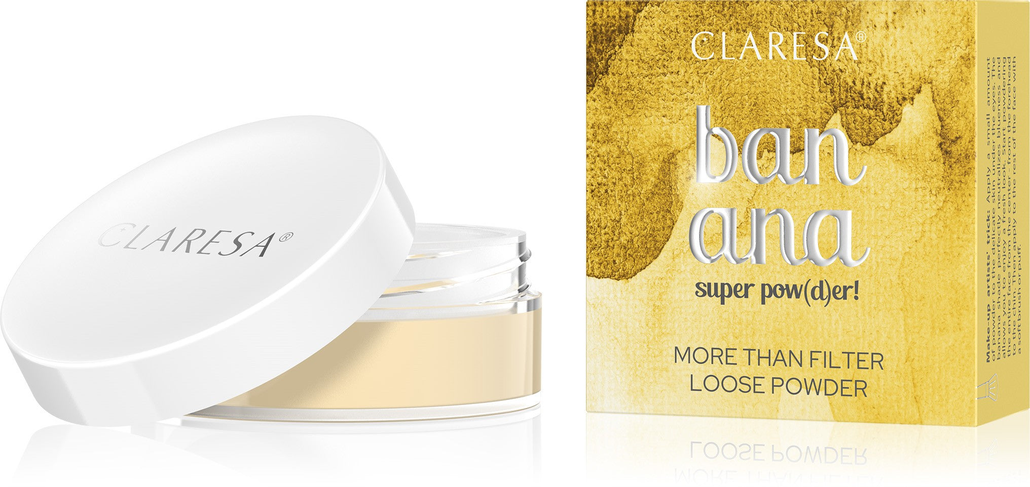 CLARESA Banana Loose Powder BANANA SUPER POW(D)ER! 12g | Vaistine1.lt | WestPharmacy.eu