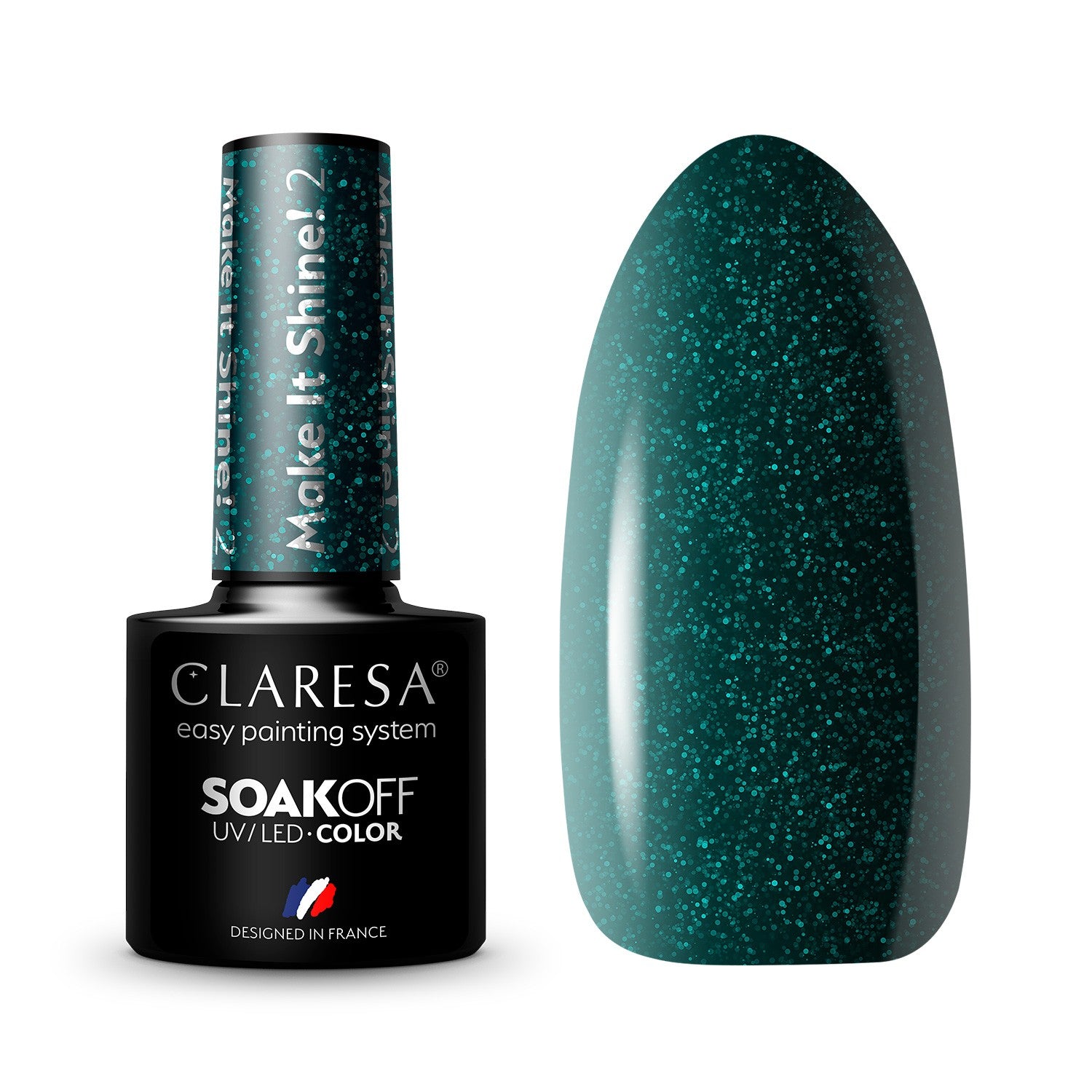 CLARESA Hybrid nail polish MAKE IT SHINE! - 2 5g | Vaistine1.lt | WestPharmacy.eu