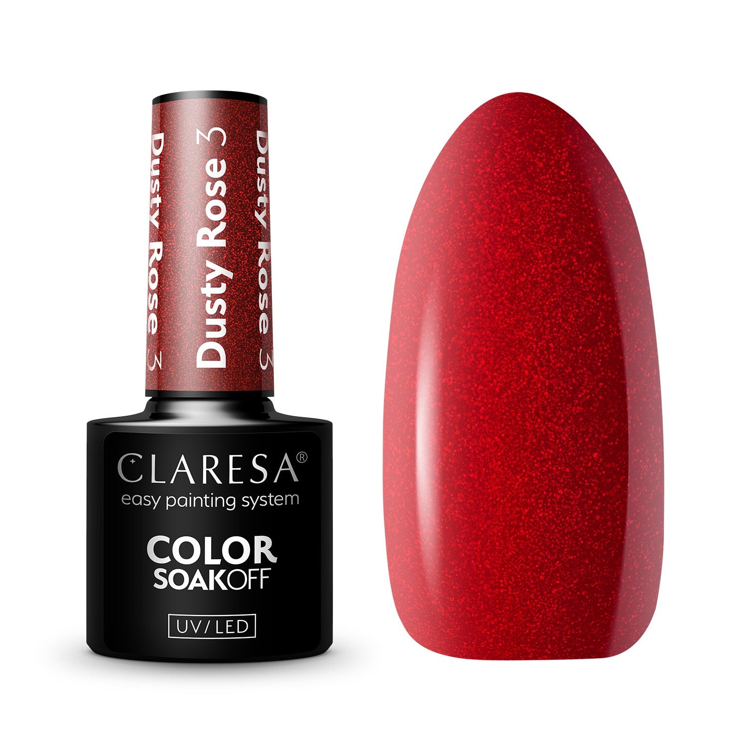 CLARESA Hybrid nail polish DUSTY ROSE - 3 5g | Vaistine1.lt | WestPharmacy.eu