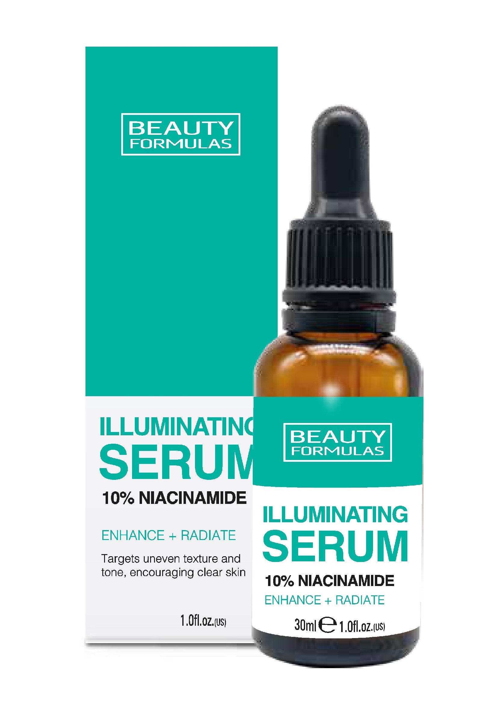 BEAUTY FORMULAS Illuminating Face Serum - 10% Niacinamide 30ml | Vaistine1.lt | WestPharmacy.eu