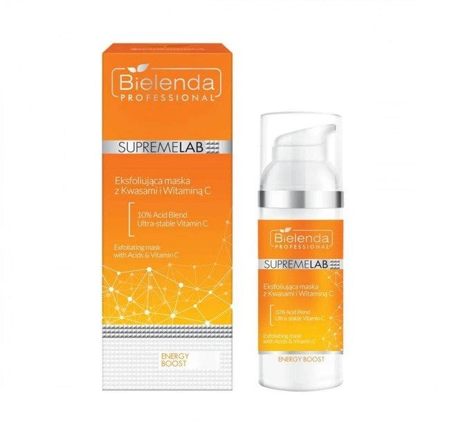 BIELENDA PROFESIONALNA Supremelab Energy Boost Exfoliating mask with acids and vitamin C 50 g | Vaistine1.lt | WestPharmacy.eu