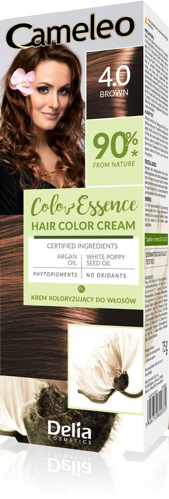DELIA COSMETICS Cameleo Color Essence Coloring Cream No. 4.0 - brown 1op. | Vaistine1.lt | WestPharmacy.eu