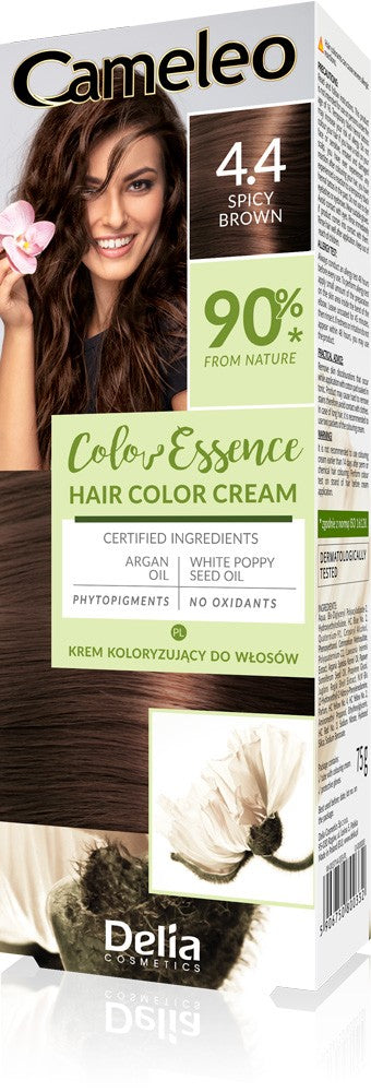 DELIA COSMETICS Cameleo Color Essence Coloring Cream No. 4.4 - spicy brown 1op. | Vaistine1.lt | WestPharmacy.eu
