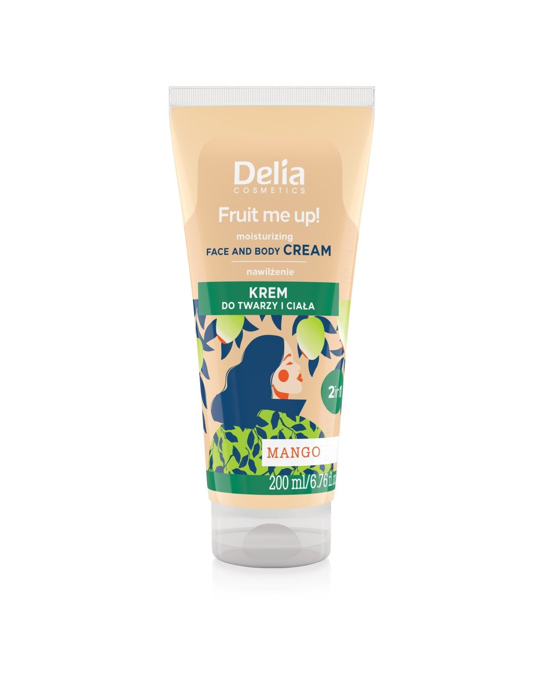 DELIA FRUIT ME UP TW/BODY CREAM 200ML MANGO | Vaistine1.lt | WestPharmacy.eu