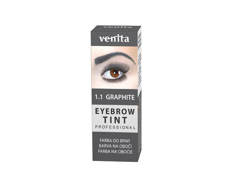 VENITA HENNA FOR EYEBROWS AND EYELASHES GRAPHITE | Vaistine1.lt | WestPharmacy.eu