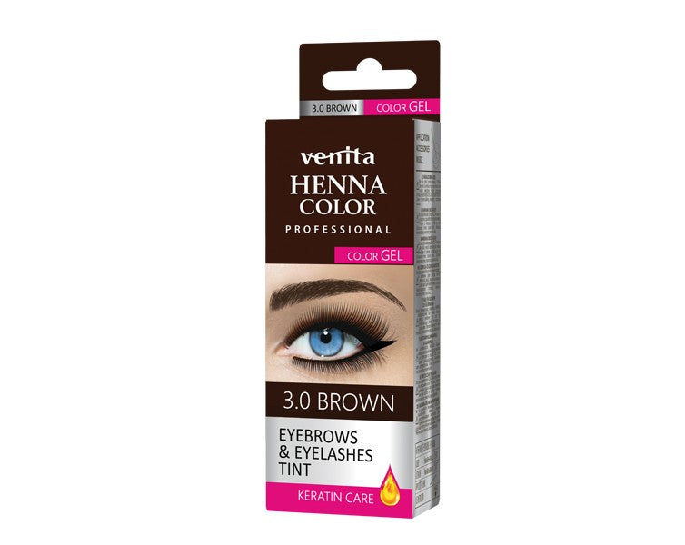 VENITA ZELLOWS BROWN HENNA FOR EYEBROWS AND EYELASHES | Vaistine1.lt | WestPharmacy.eu