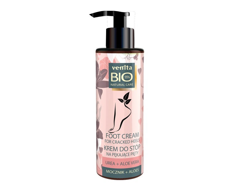 VENITA Bio Natural Care Foot cream for cracked heels - Urea + Aloe 100ml | Vaistine1.lt | WestPharmacy.eu
