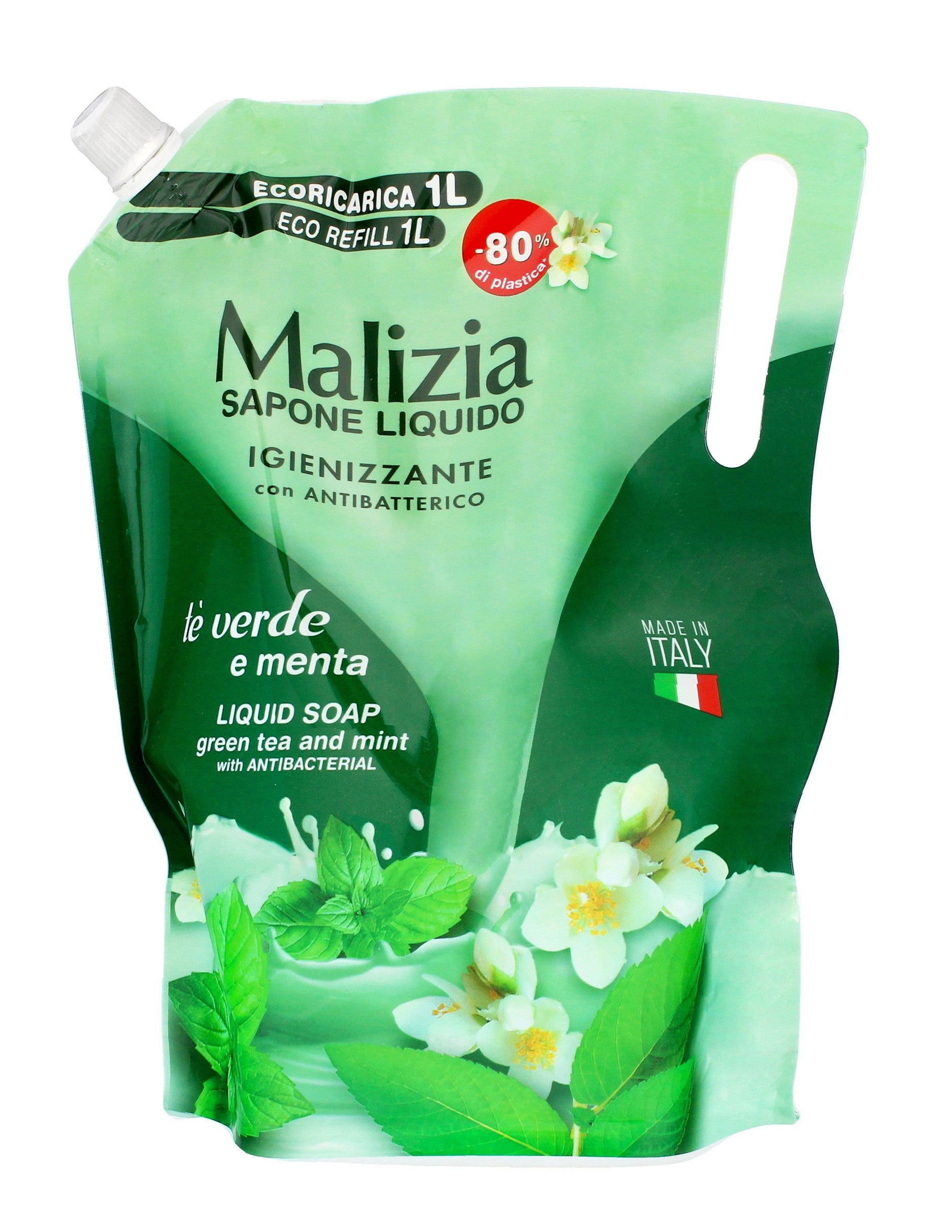 MALIZIA SOAP stock 1000ml Green Tea & Mint/10/ | Vaistine1.lt | WestPharmacy.eu