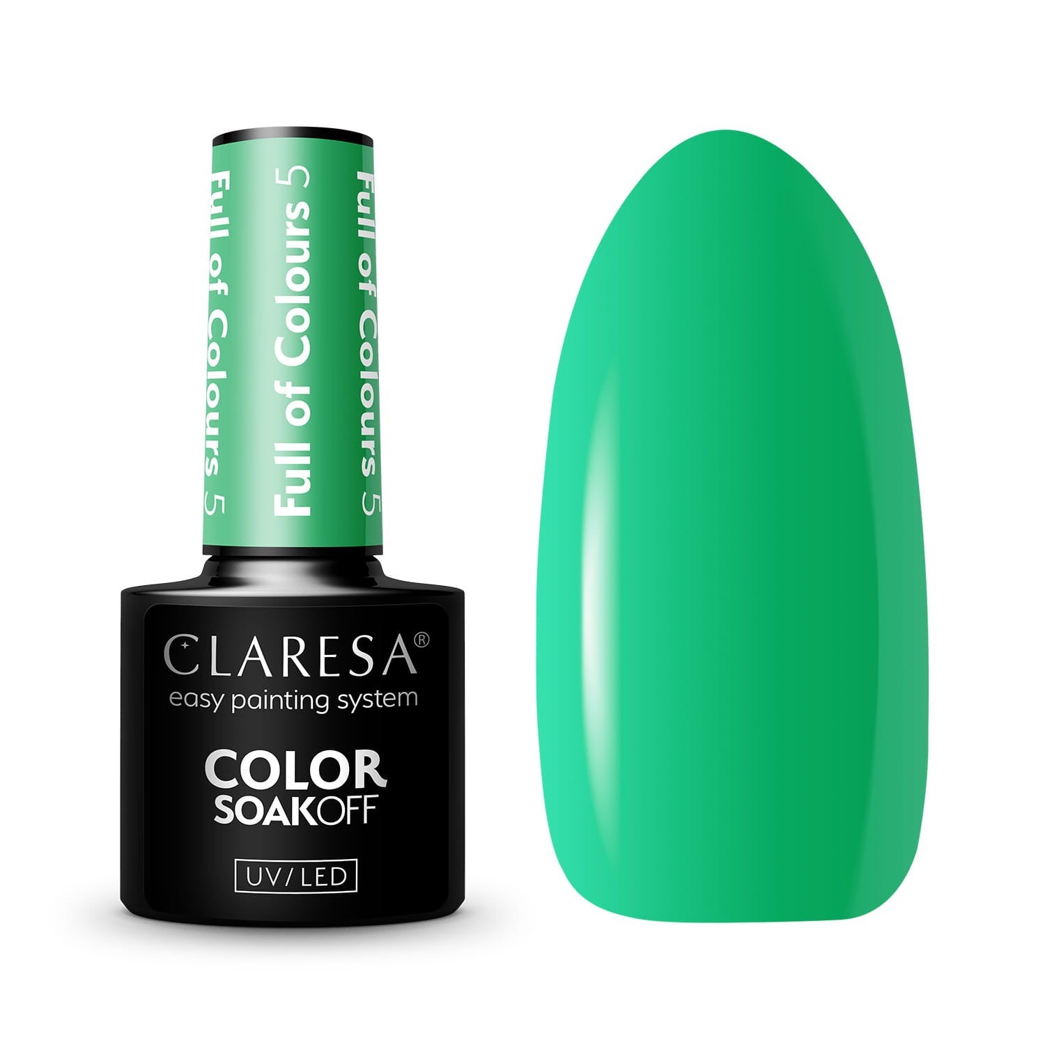 CLARESA Hybrid nail polish Full Of Colors - 5 5g | Vaistine1.lt | WestPharmacy.eu