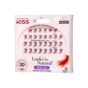 KISS Looks So Natural Tufts of False Eyelashes - Trio Lash 3D 1 pack. | Vaistine1.lt | WestPharmacy.eu