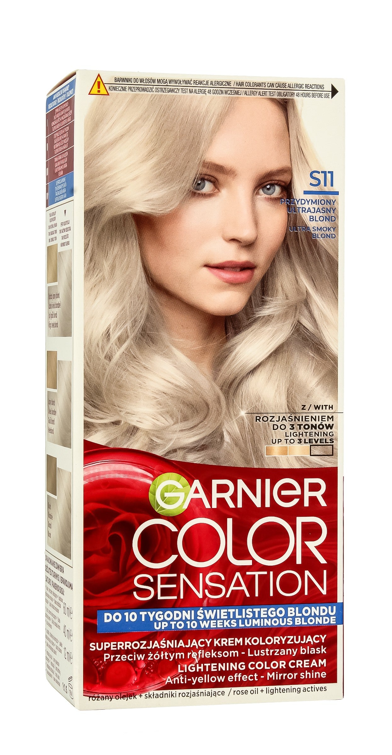 Garnier Color Sensation Coloring Cream S11 Ultra Smoky Blond - Smoky Ultra Bright Blond 1pc. | Vaistine1.lt | WestPharmacy.eu
