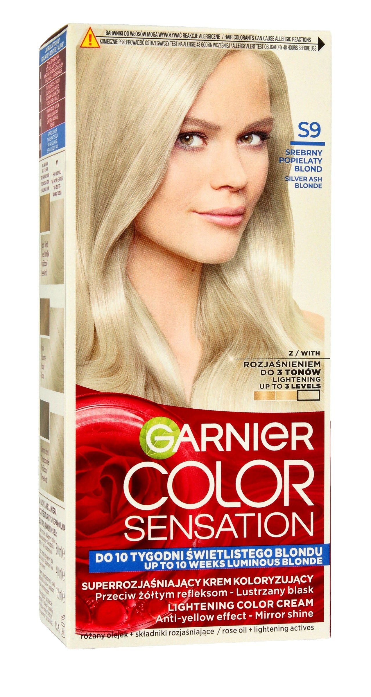 Garnier Color Sensation Coloring Cream S9 Silver Ash Blonde - Silver Platinum Blonde 1op. | Vaistine1.lt | WestPharmacy.eu