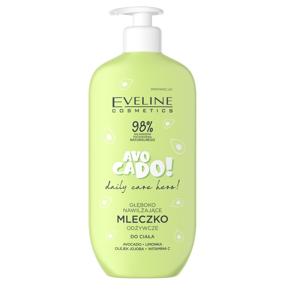 EVELINE Daily Care Hero! Deeply Moisturizing Avocado Nourishing Body Milk 350ml | Vaistine1.lt | WestPharmacy.eu