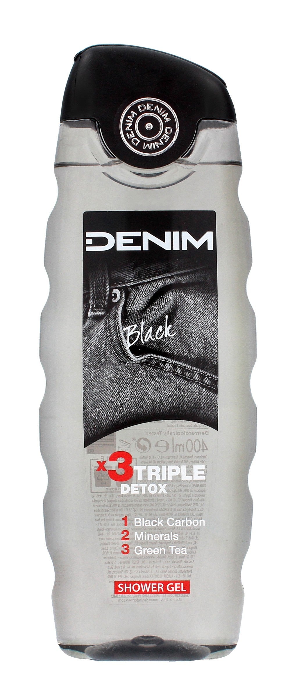 T DENIM SHOWER GEL 400ml BLACK | Vaistine1.lt | WestPharmacy.eu