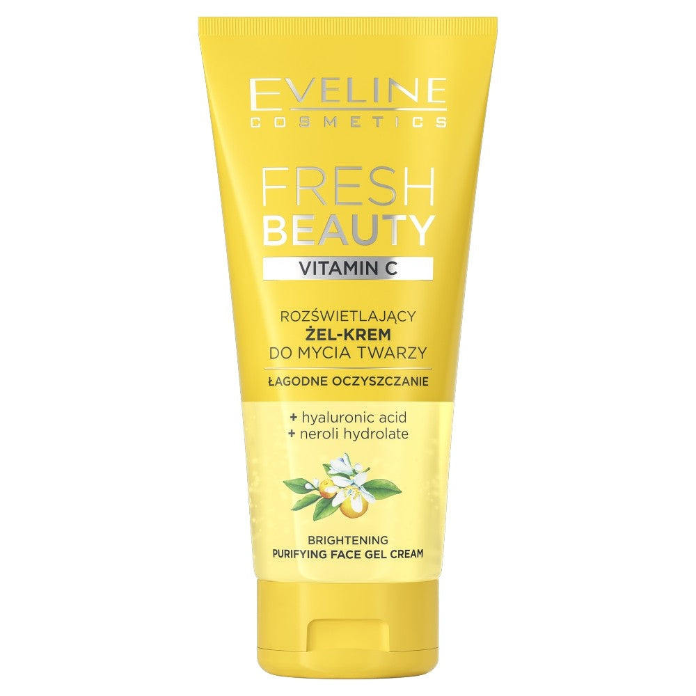 EVELINE Fresh Beauty Illuminating Gel-Cream Face Wash Vitamin C 150ml | Vaistine1.lt | WestPharmacy.eu