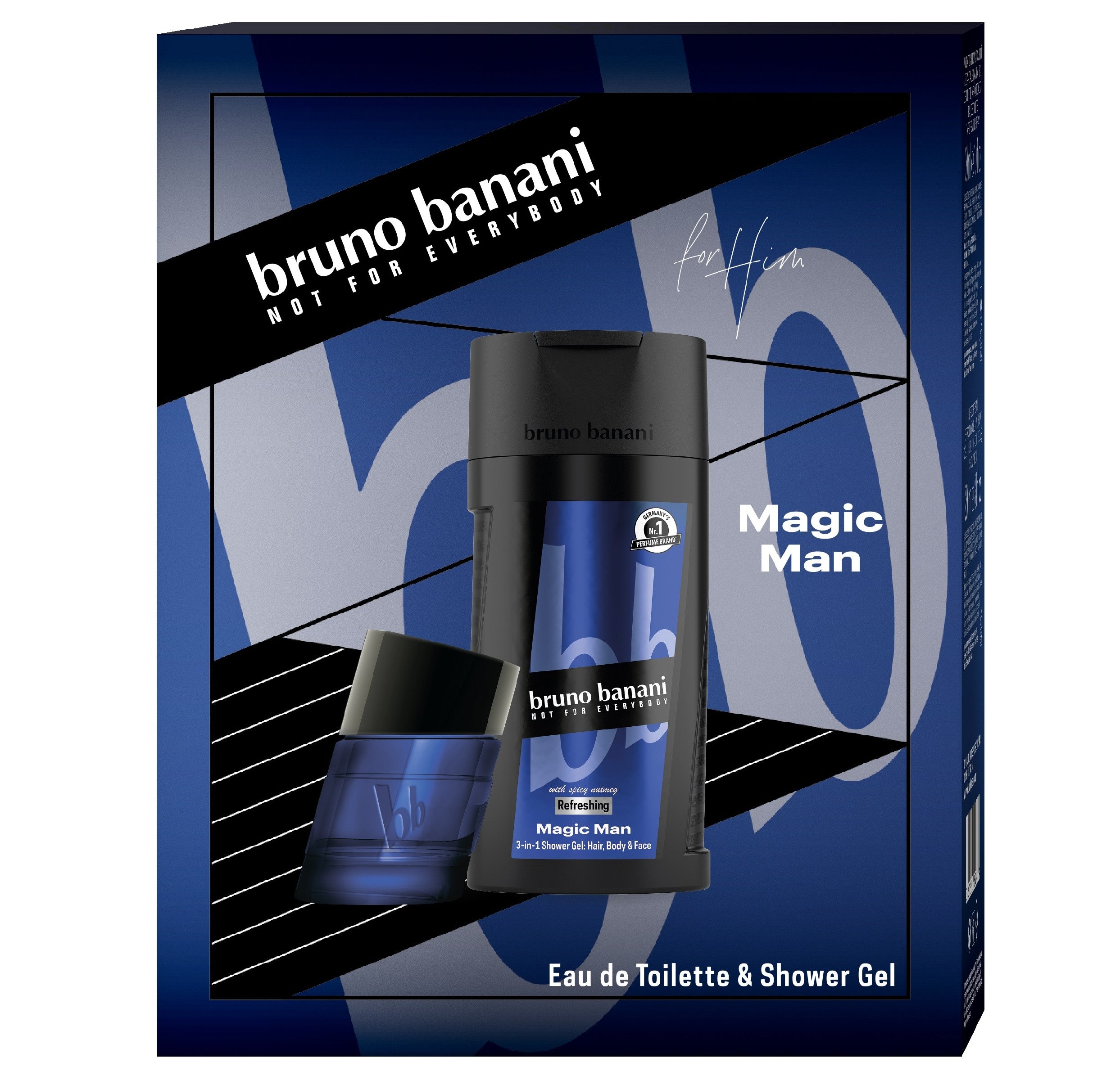 BRUNO BANANI Magic Men Gift Set (Eau de Toilette 30ml + Shower Gel 250ml)) | Vaistine1.lt | WestPharmacy.eu