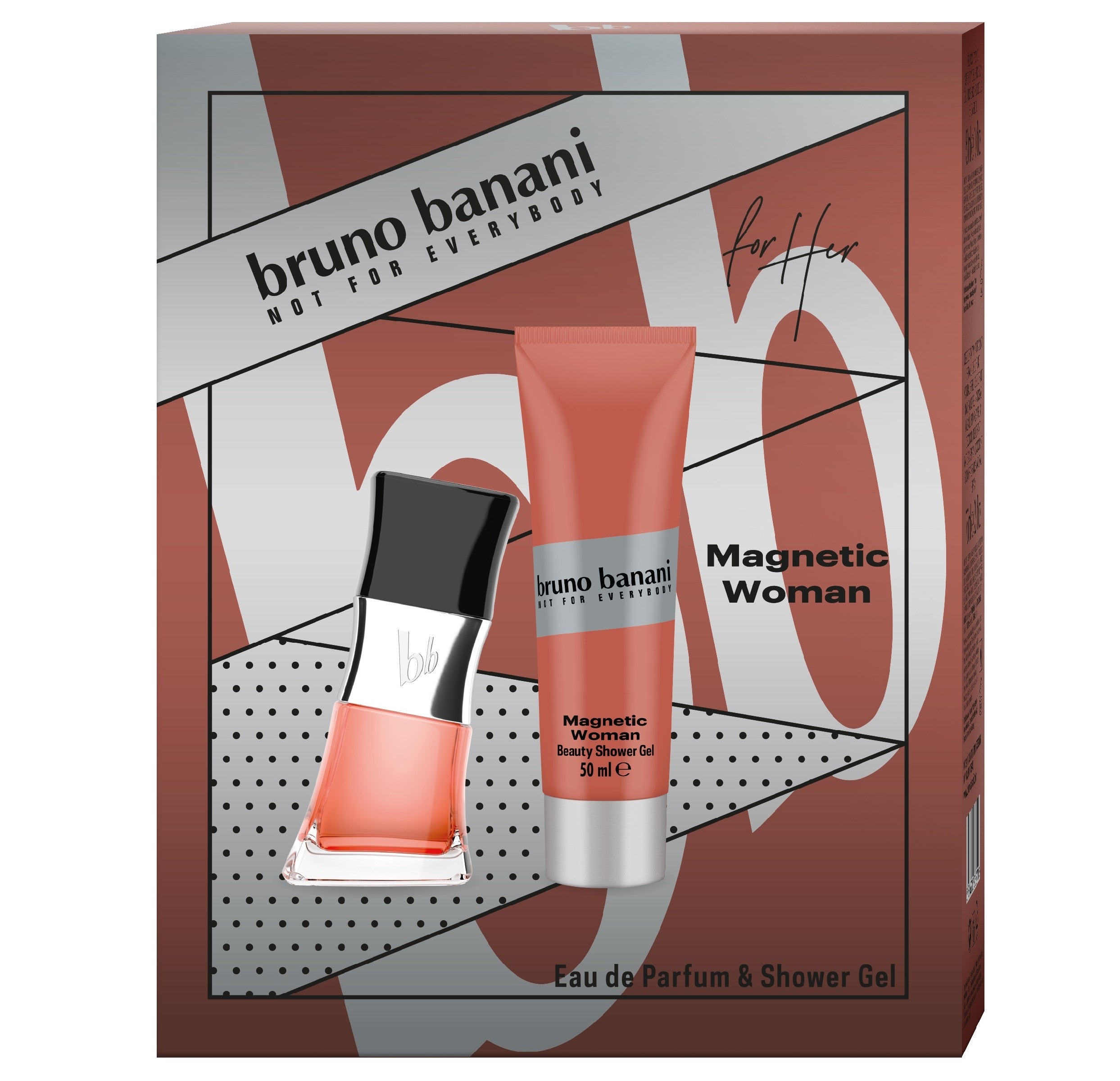 BRUNO BANANI Magnetic Woman gift set (Eau de Parfum 30ml + Shower Gel 50ml)) | Vaistine1.lt | WestPharmacy.eu