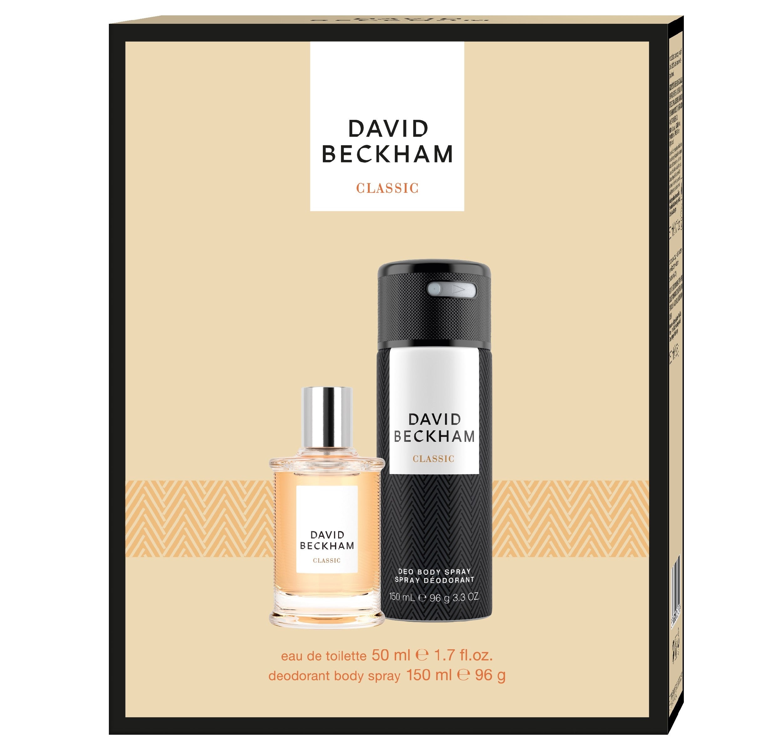 DAVID BECKHAM Classic gift set (Eau de Toilette 50ml + Deodorant body spray 150ml) | Vaistine1.lt | WestPharmacy.eu