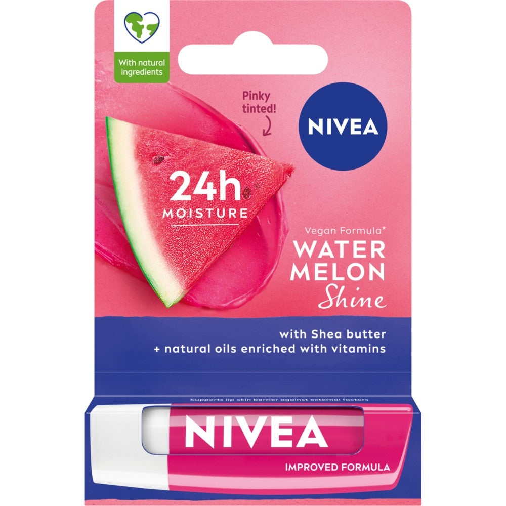 NIVEA SHINE WATERMELON Protective Lipstick 85236& | Vaistine1.lt | WestPharmacy.eu