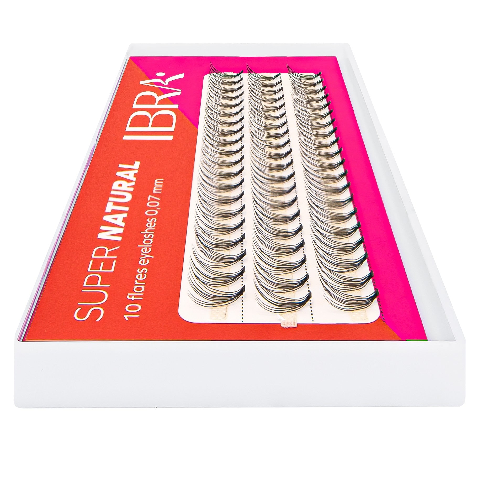 IBRA SUPER NATURAL eyelash tufts 0.07-C-MIX (8, 10 and 12 mm) 1 pack. | Vaistine1.lt | WestPharmacy.eu