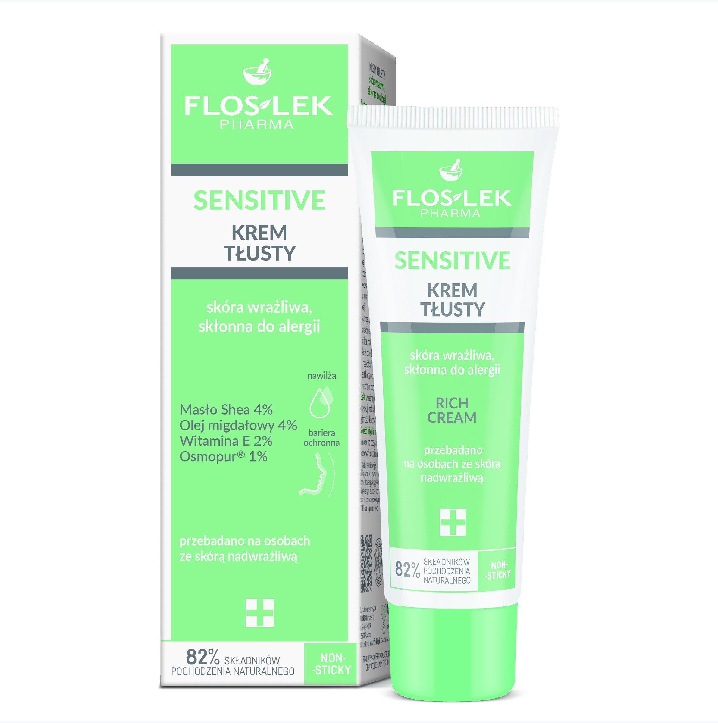 FLOS SENSITIVE Oily cream new | Vaistine1.lt | WestPharmacy.eu