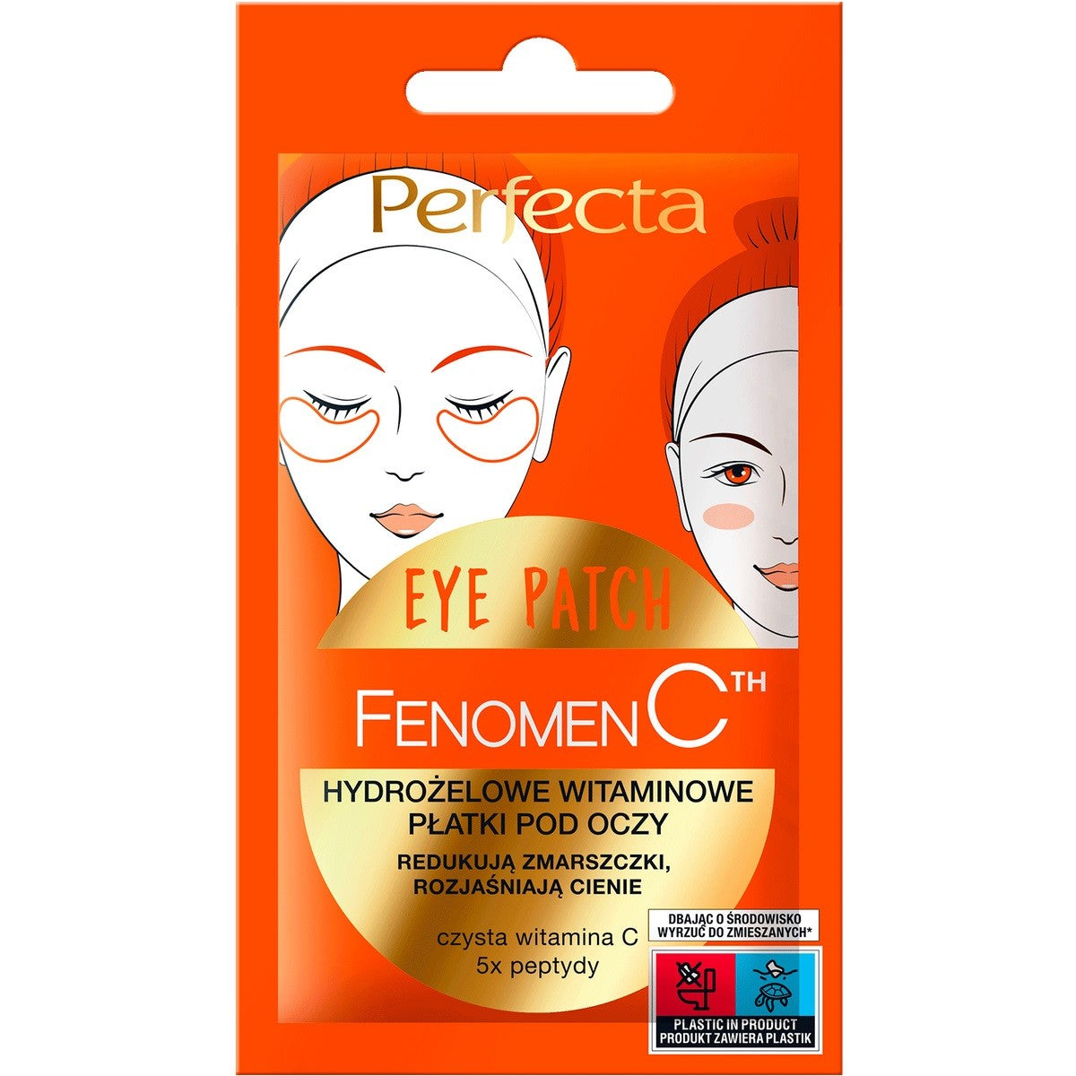 PERFECTA Phenomenon C Hydrogel Vitamin Eye Patches 1 pack. | Vaistine1.lt | WestPharmacy.eu