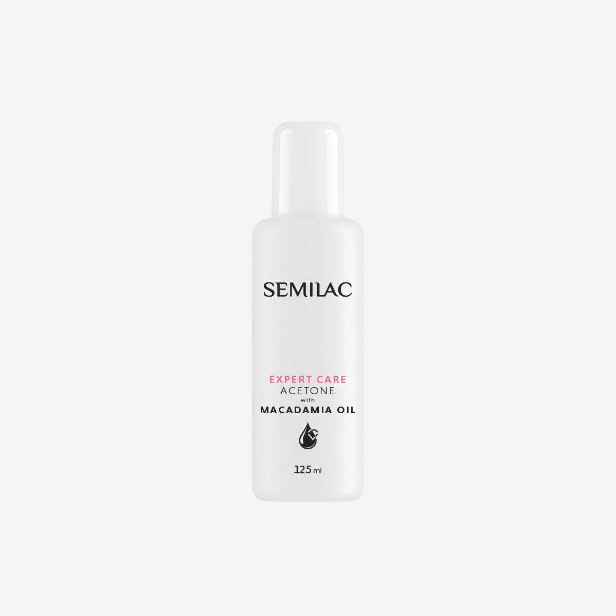 SEMILAC Acetone for removing nail polish Expert Care with Macadamia oil 125ml | Vaistine1.lt | WestPharmacy.eu