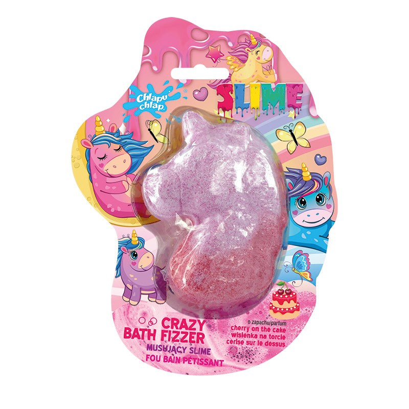 CHLAPU CHLAP Fizzy Bath Slime UNICORN - cherry scent 1pc | Vaistine1.lt | WestPharmacy.eu