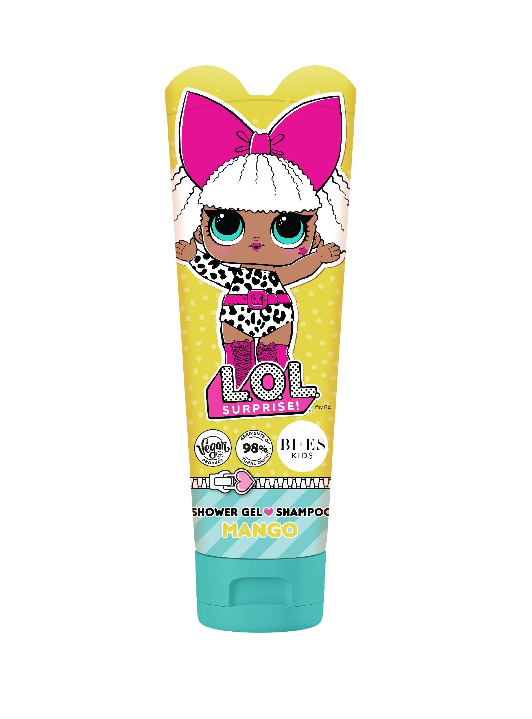 BI-ES Kids Shower Gel and Shampoo 2in1 Lol Surprise! - Mango 240ml | Vaistine1.lt | WestPharmacy.eu