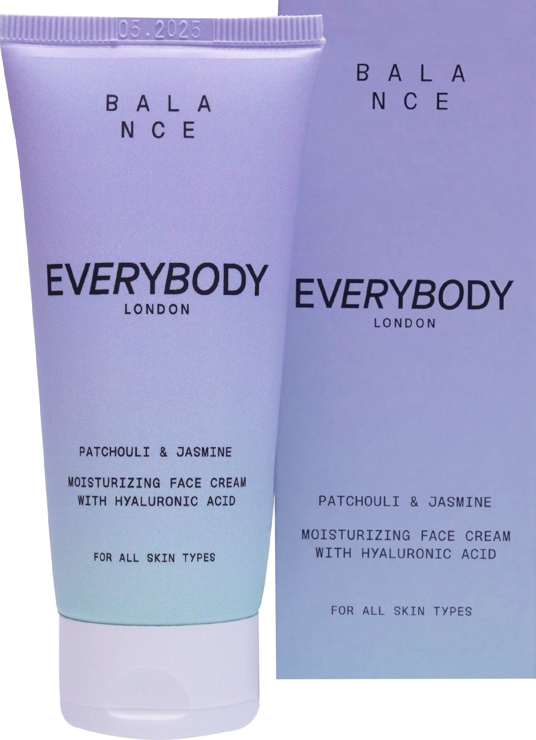 EVERYBODY Moisturizing Cream for all skin types - Patchouli and Jasmine 50ml | Vaistine1.lt | WestPharmacy.eu