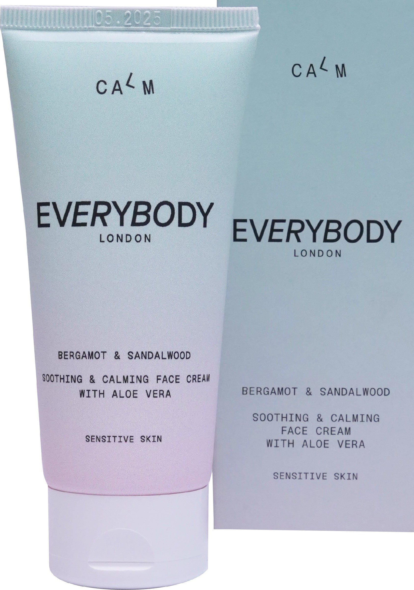 EVERYBODY Calm Soothing Cream for day and night for sensitive skin - Bergamot and Sandalwood 50ml | Vaistine1.lt | WestPharmacy.eu