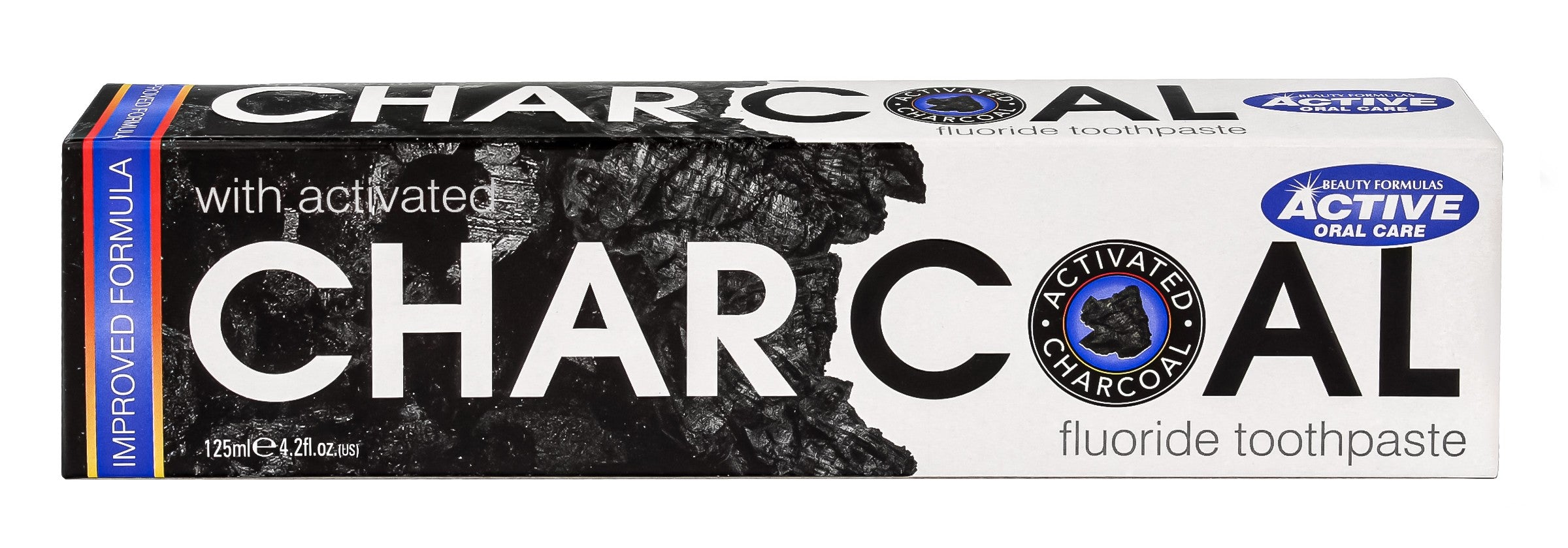 BEAUTY F TEETH Toothpaste ACTIVE CHARCOAL 125ml | Vaistine1.lt | WestPharmacy.eu