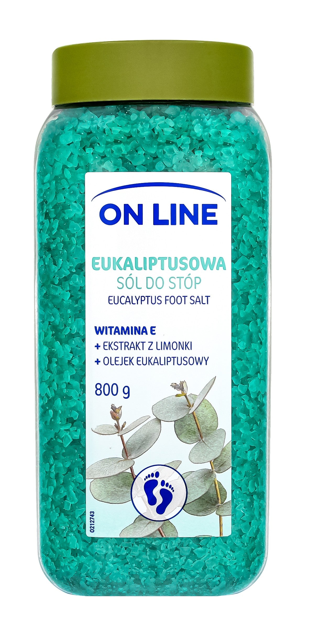 ON LINE Eucalyptus Foot Salt - with Vitamin E 800g | Vaistine1.lt | WestPharmacy.eu