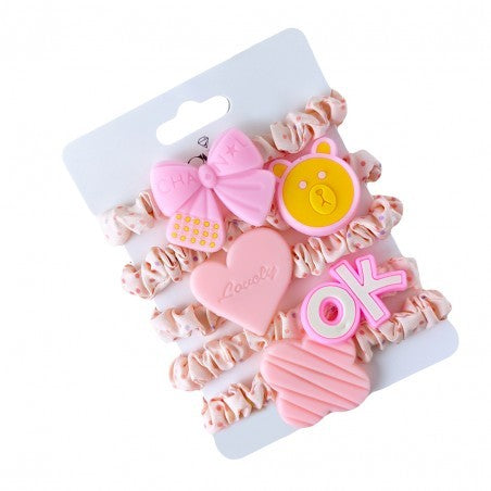 Scrunchie hair bands (G125R) - 1 pack - 5 pcs. | Vaistine1.lt | WestPharmacy.eu