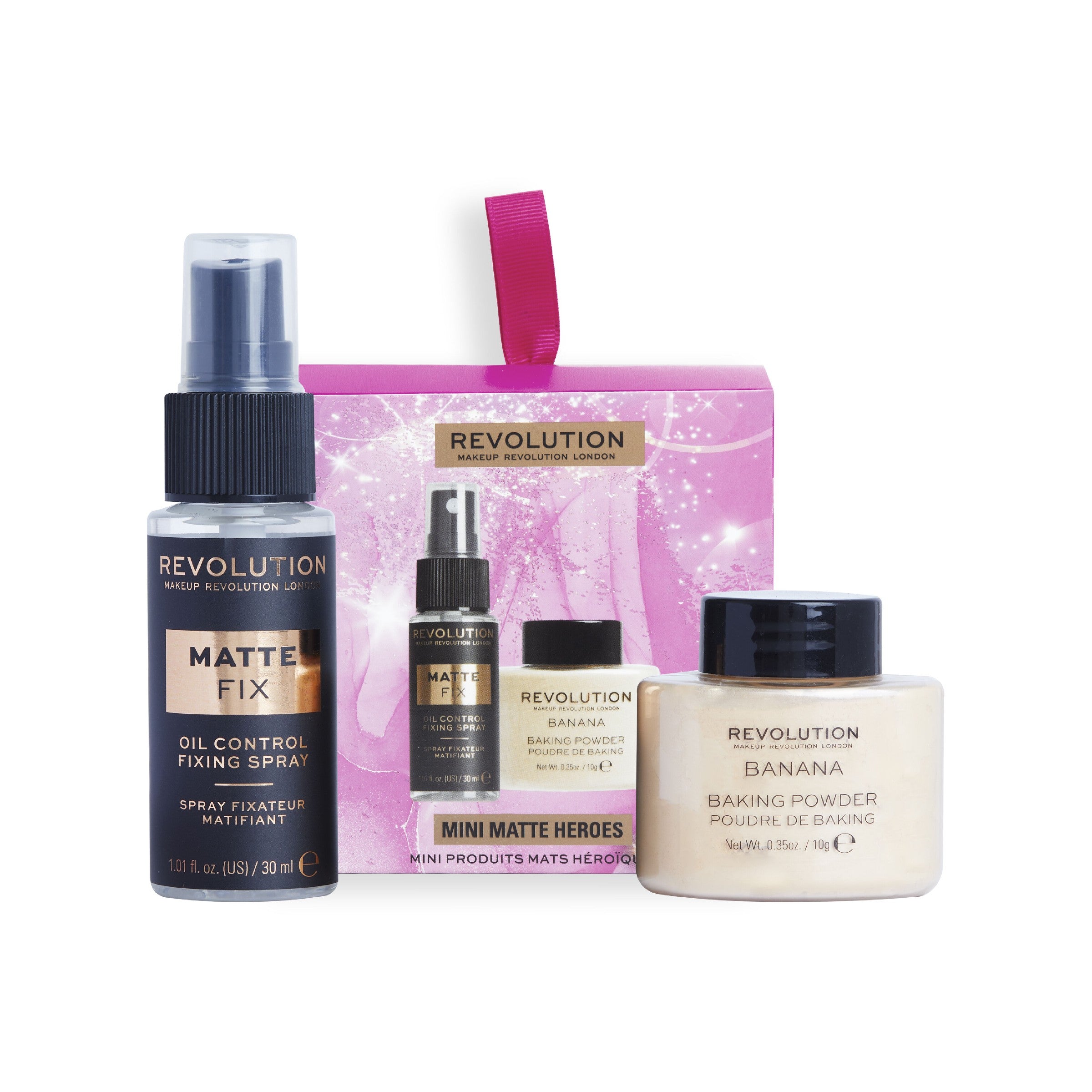 MAKEUP REVOLUTION Mini Matte Heroes gift set 1 pack. | Vaistine1.lt | WestPharmacy.eu