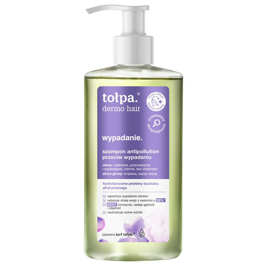 Tołpa dermo hair antipollution shampoo against hair loss 250 ml | Vaistine1.lt | WestPharmacy.eu