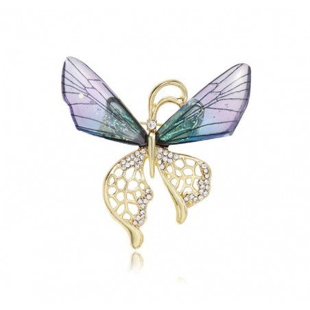 ECARLA Decorative brooch - Crystal Butterfly (BZ99) 1 pc | Vaistine1.lt | WestPharmacy.eu