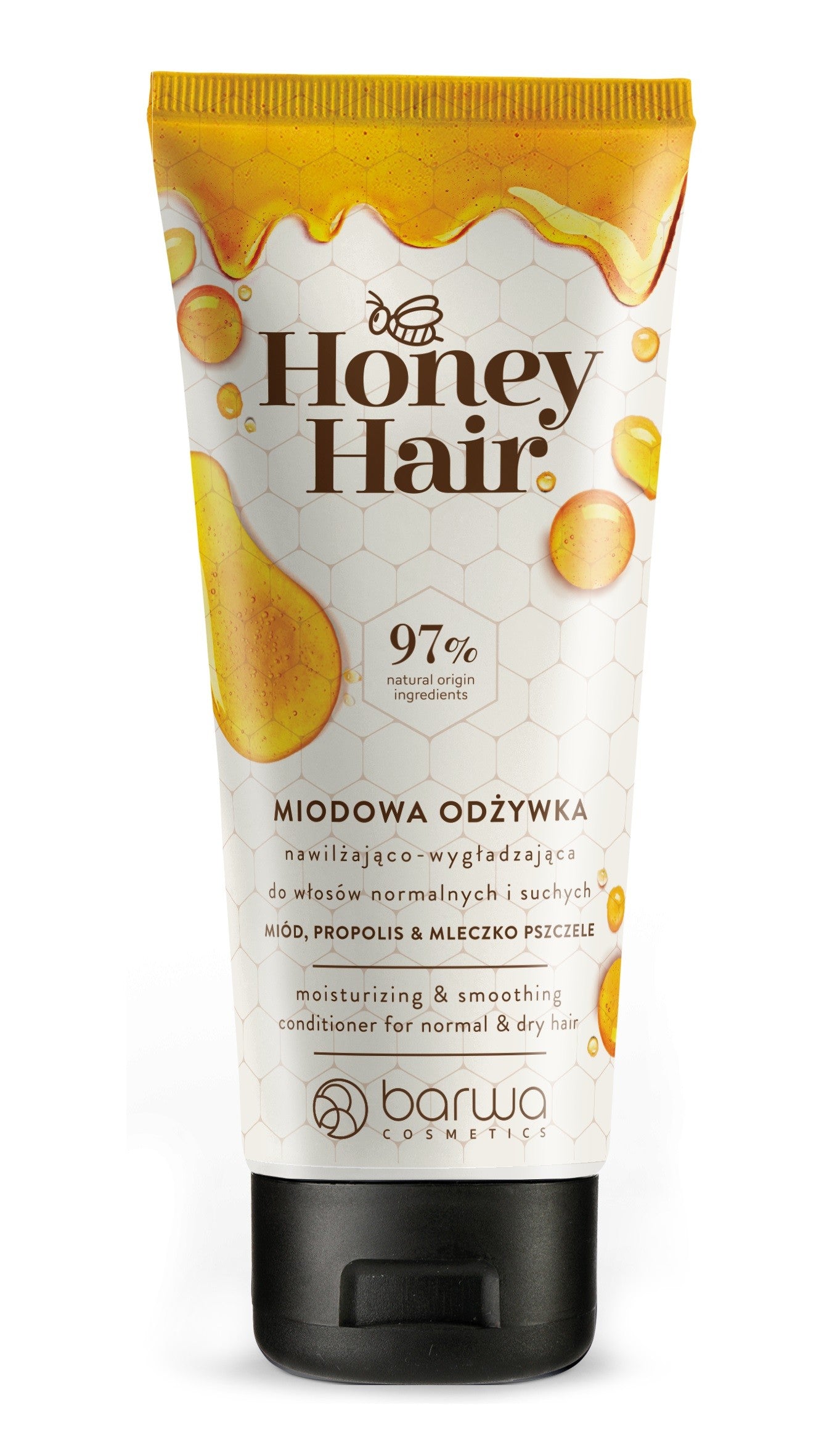 BARWA COSMETICS Honey Hair Moisturizing and Smoothing Conditioner for Normal and Dry Hair 200ml | Vaistine1.lt | WestPharmacy.eu