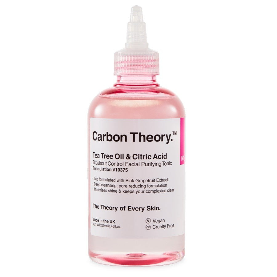 CARBON THEORY Tea Tree Oil & Citric Acid Cleansing Facial Purifying Toner | Vaistine1.lt | WestPharmacy.eu