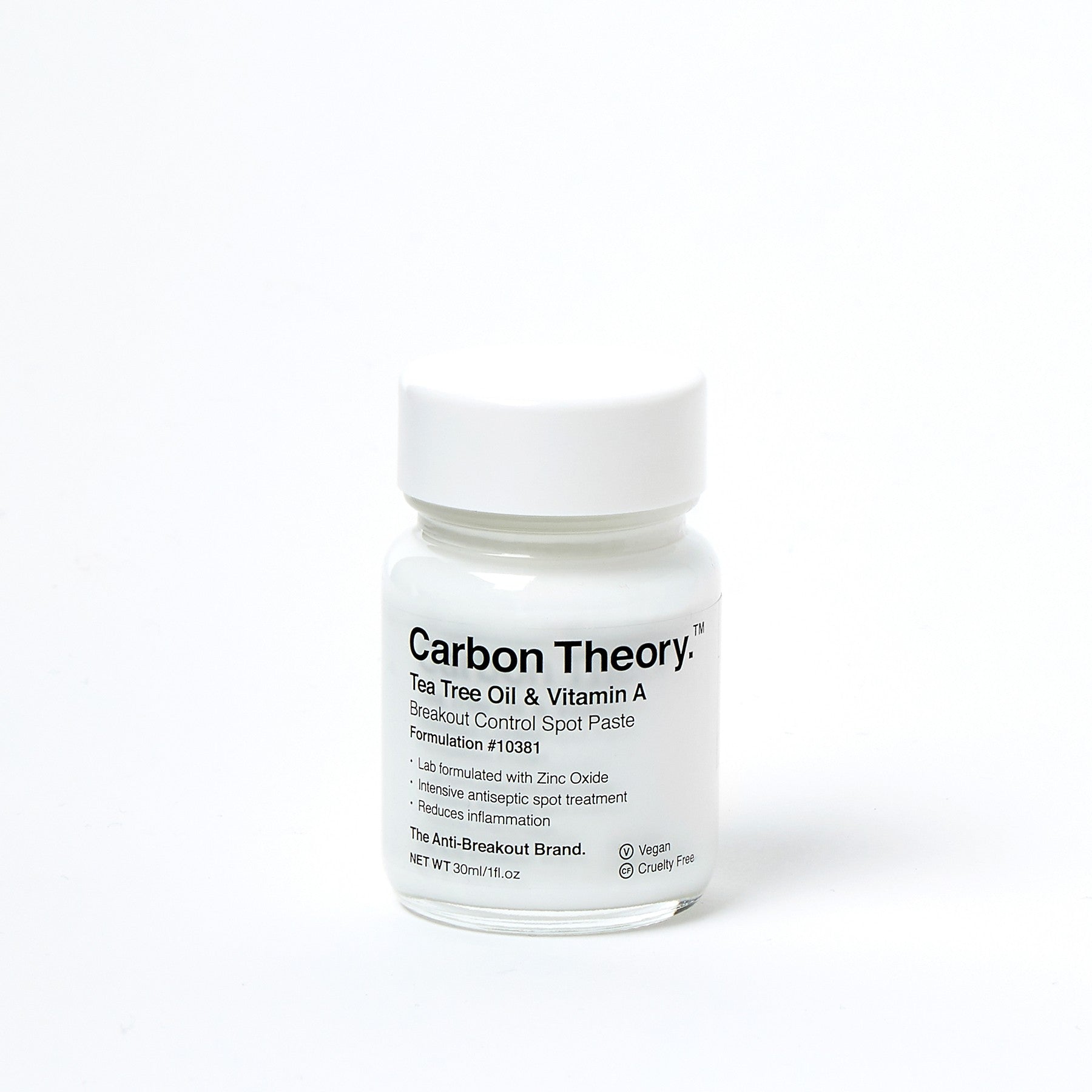 CARBON THEORY Tea Tree Oil & Vitamin A Spot Paste for imperfections | Vaistine1.lt | WestPharmacy.eu