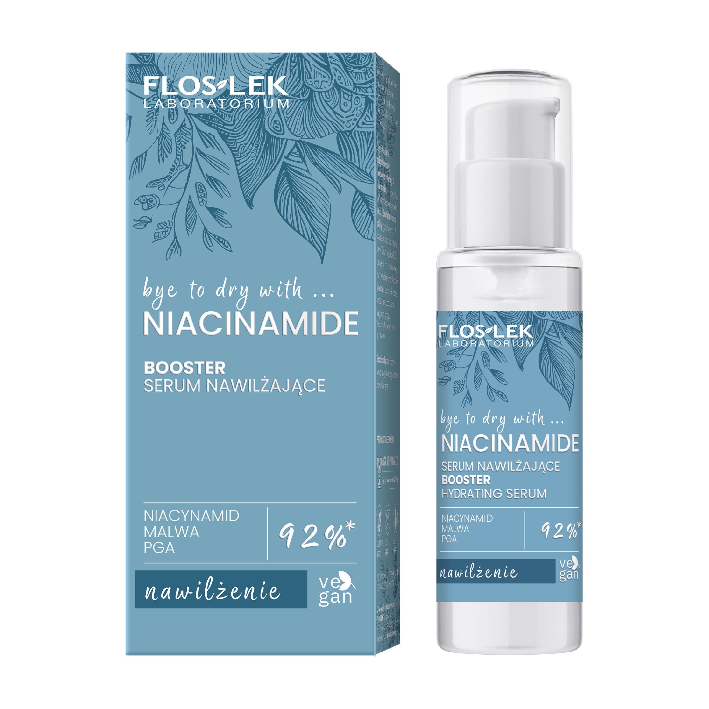 FLOSLEK Niacinamide Booster Serum moisturizing for the face 30ml | Vaistine1.lt | WestPharmacy.eu