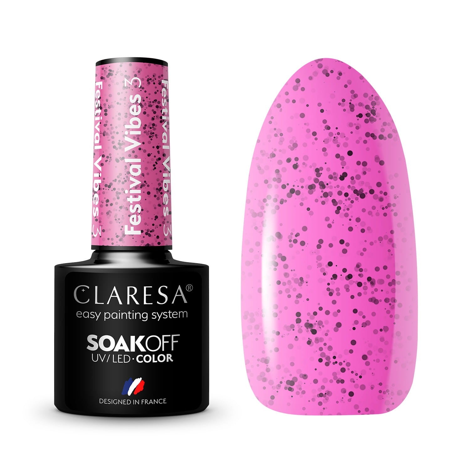 CLARESA Hybrid Lacquer Festival Vibes No. 3 5g | Vaistine1.lt | WestPharmacy.eu
