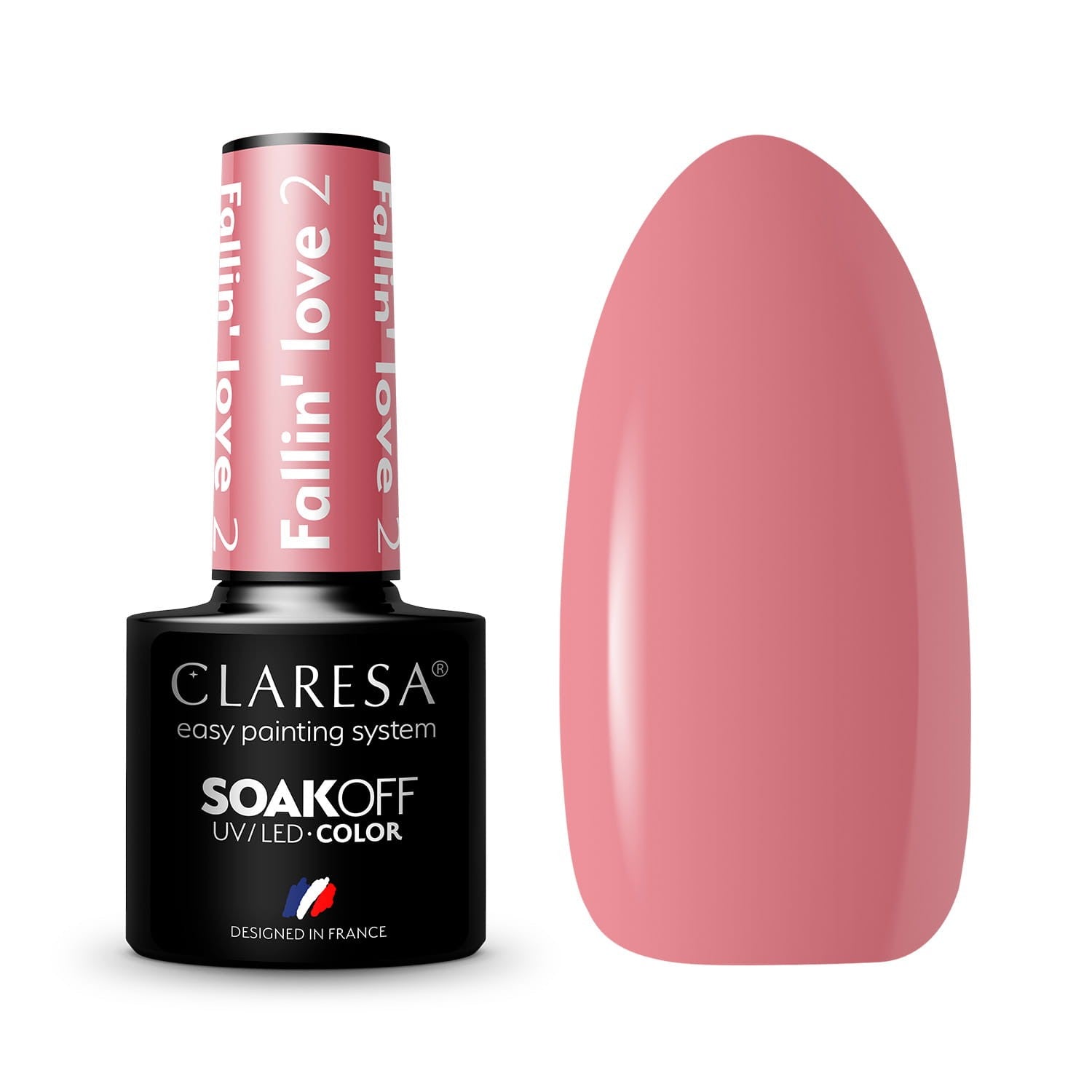 CLARESA Hybrid Nail Polish Fallin' Love No. 2 5g | Vaistine1.lt | WestPharmacy.eu